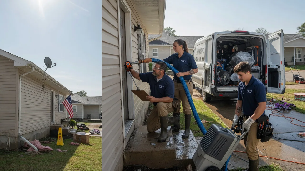 Ceiling Water Damage Restoration in La Center, KY near me